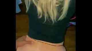White girl gets backshots from BBC